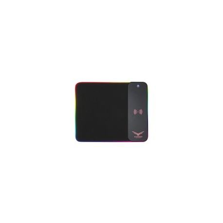 Mousepad Gamer Naceb Technology, con Carga Inalámbrica, Color Negro