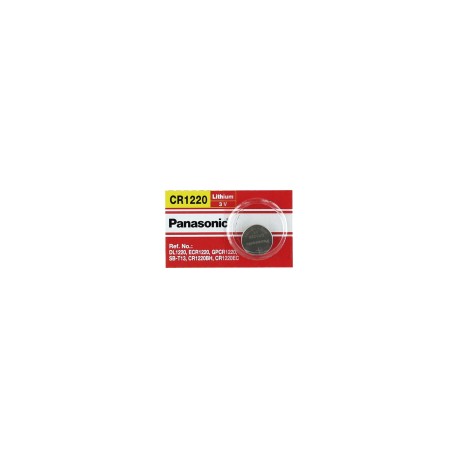 Batería de Litio Tipo Moneda Panasonic, 3V, 35mAh