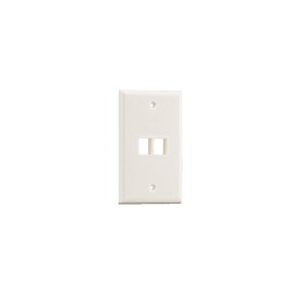Tapa para Caja-Faceplate Vertical Panduit, Salida Para 2 Puertos Keystone, Color Blanco Mate