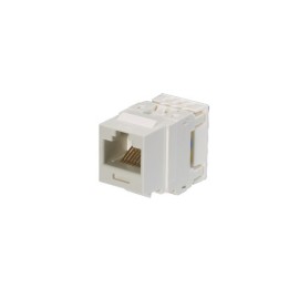 Conector Modular Categoría 6 Panduit, Punchdown, Keystone, de 8 Posiciones y 8 Cables, Color Blanco