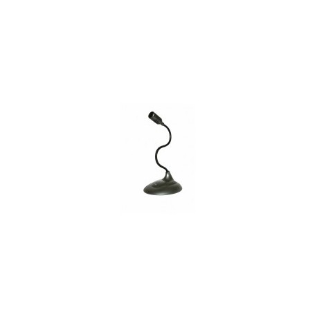 Micrófono Perfect Choice, 100-16000 Hz, Alámbrico, 30cm, Color Negro