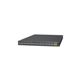 Switch Administrable Planet, 48 Puertos, 10-100-1000T + 4 Puertos SFP 100-1000X, 104 Gbit´s
