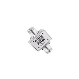 Protector Coaxial RF Polyphaser, de CD para 125-1000 MHz, con Ceja Lateral y Conectores N Hembra en Ambos Lados