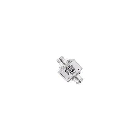 Protector Coaxial RF Polyphaser, de CD para 125-1000 MHz, con Ceja Lateral y Conectores N Hembra en Ambos Lados