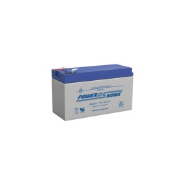 Batería de Respaldo Ul de 12V 7Ah POWER SONIC, Ideal para Sistemas de Detección de Incendio, Control de Acceso, Intrusión y Vid