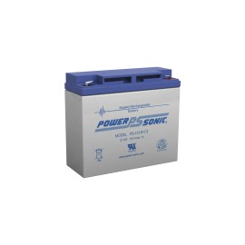 Batería de Respaldo UL de 12 VCD POWER SONIC, 18Ah, Ideal para Sistemas de Detección de Incendio, Control de Acceso, Intrusión,