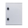 Gabinete de Poliéster Precision, Ip66, Uso en Intemperie 300x400x200mm con Placa Trasera Interior, Incluye Chapa y Llave