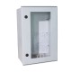 Gabinete de Poliéster Precision, IP66, Puerta Transparente, Uso en Intemperie 400x500x200mm con Placa Trasera Interior