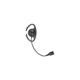 Auriculares de Gancho en Forma de "C" PRYME, con Cable de Fibra Trenzada y Conector SNAP, Requiere Micrófono de Solapa de 1 o 2
