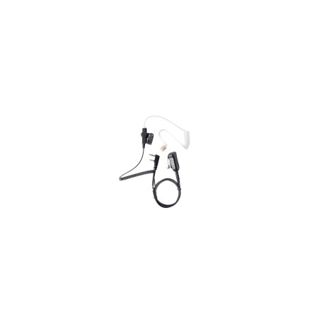 Micrófono de Solapa con  Audífono discreto Pryme,  para Radio KENWOOD Serie G 3230, 2102G, 2202L, 2212L, 2170, 2360, 2302, 2312