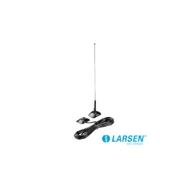 Antena Móvil VHF Pulse Larsen Antennas, para Cristal, On Glass, Rango de Frecuencia 160 - 174 MHz