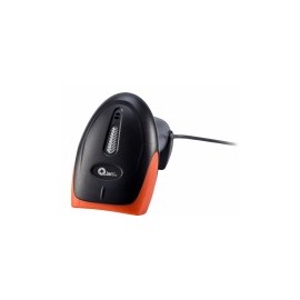 Lector Código de Barras Qian, Láser Autodisparo Bidireccional 1D, Incluye Cable USB y Base