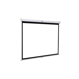 Pantalla de Proyección Manual Qian, 100", Color Blanco Mate