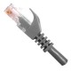 Cable Patch Qian, Cat5 UTP RJ-45 Macho - RJ-45 Macho, 2 Metros, Color Gris