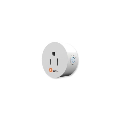 Smart Plug QIAN, WiFi, 1 Conector, 1200W, 10A, Color Blanco, 2 Piezas
