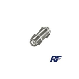 Adaptador RF Industries, Pasamuro Doble UHF Hembra, Montaje para Panel con Rosca Estándar