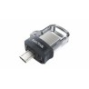 Memoria Flash USB SanDisk, Ultra Dual Drive, USB 3.0, Micro USB, 64GB, Gris