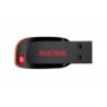 Memoria Sandisk 128 GB USB 2.0 Cruzer Blade Z50 Color Negro y Rojo