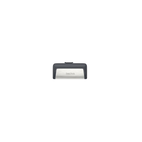 Memoria USB 256 GB Sandisk, Ultra Dual, Tipo-C, USB 3.1, 150MB-S, Negro-Plata