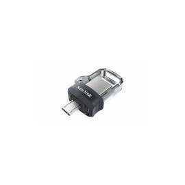 Memoria Flash USB SanDisk, Ultra Dual Drive, USB 3.0, Micro USB, 32GB, Gris