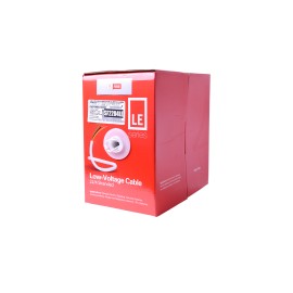 Bobina de Cable 305 Metros S Fire, 22 AWG, 4 Conductores, Tipo CCA de Color Blanco, para Aplicaciones En Alarmas de Intrusión/C