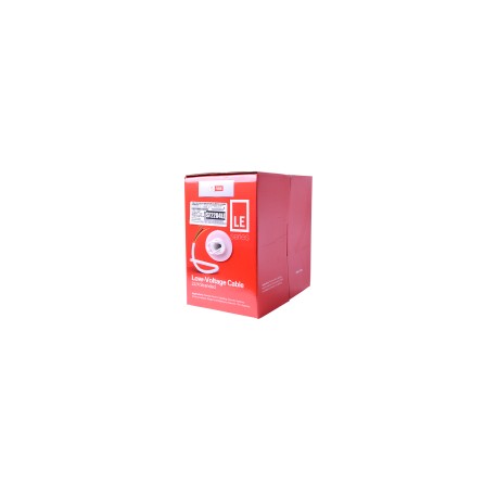 Bobina de Cable 305 Metros S Fire, 22 AWG, 4 Conductores, Tipo CCA de Color Blanco, para Aplicaciones En Alarmas de Intrusión/C
