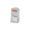 Plug RJ45 Siemon, Cat 5e, para Cable UTP Calibre 22 a 26 AWG, Chapado en Oro de 50 Micras