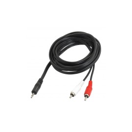 Cable De Audio Auxiliar SM, Plug 3.5 a  RCA Estéreo, 15 M