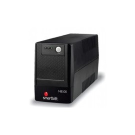 UPS No Break Smartbitt, NB500, 4 Contactos, 250W, 500VA, Entrada 81-145V, Salida 120V, Color Negro