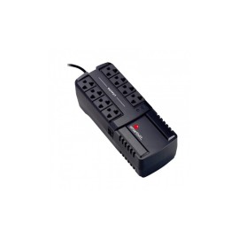 Regulador Smartbitt, Electrónico y Supresor de Picos, 1350VA, 675W, 8 Contactos, Color Negro