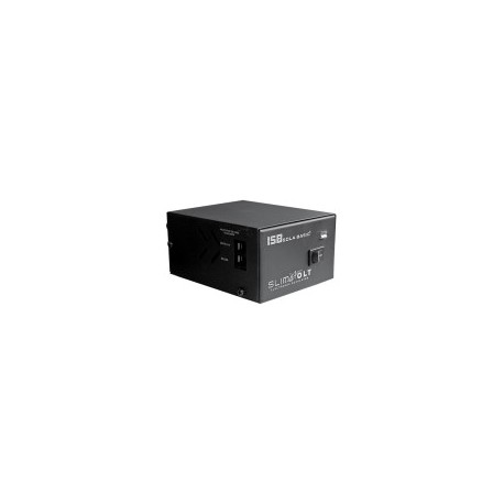 Regulador Electrónico con Gabinete Metálico Sola Basic,1300 VA 700 W, Cuatro Contactos, Color Negro
