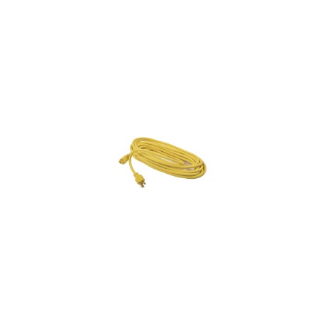 Extensión Eléctrica Surtek, 1 Toma, Tipo Abanico, 127vca, L-T-N, 10 Metros, 13A Max, Color Amarillo