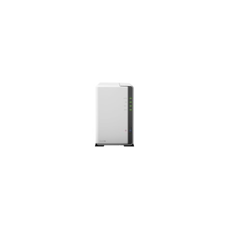 Servidor NAS de Escritorio Synology, con 2 Bahías hasta 32 TB, hasta 14 Cámaras