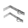 Juego de Herrajes de Pared Syscom Towers, para Sujeción de Mástil, 2 Piezas