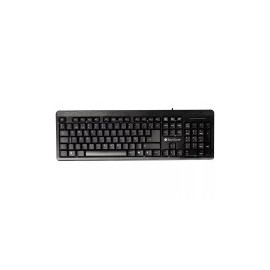 Teclado Standard Alámbrico techzone Ergonómico 104 Teclas, Español, Color Negro