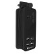 Cargador de Pared Techzone, 4x USB, Color Negro
