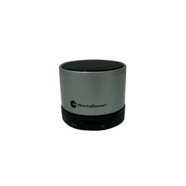 Bocina TechZone, Inalámbrico y Alámbrico, Bluetooth, MicroSD, Color Gris