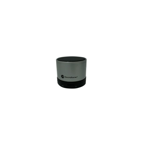Bocina TechZone, Inalámbrico y Alámbrico, Bluetooth, MicroSD, Color Gris
