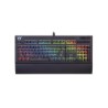 Teclado Gamer Thermaltake, TT Premium X1 RGB, Teclado Mecánico, Cherry MX Blue, Alámbrico, Color Negro