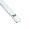 Canaleta Blanca de PVC Auto Extinguible Thorsman, Sin División, 20x10mm, Tramo de 2.5 Metros