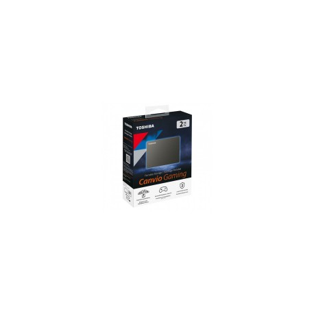 Disco Duro Externo Toshiba, Canvio Gaming 2.5", 2TB, USB, Color Negro, para Mac, PC, PlayStation, Xbox