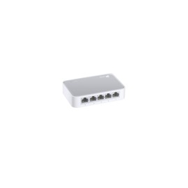 Switch TP-Link Fast Ethernet, 10/100Mbps, 1Gbit/s, 5 Puertos, 1000 Entradas, No Administrable, Color Blanco
