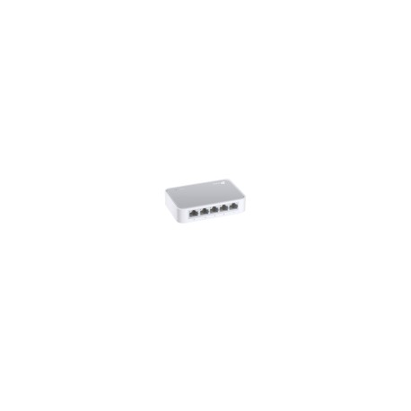 Switch TP-Link Fast Ethernet, 10/100Mbps, 1Gbit/s, 5 Puertos, 1000 Entradas, No Administrable, Color Blanco