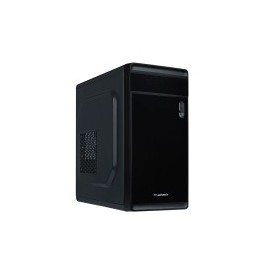 Gabinete True Basix DELTA, Micro ATX, Mini ATX, Thin Mini ITX, USB 2.0, Incluye Fuente de 500W, Color Negro