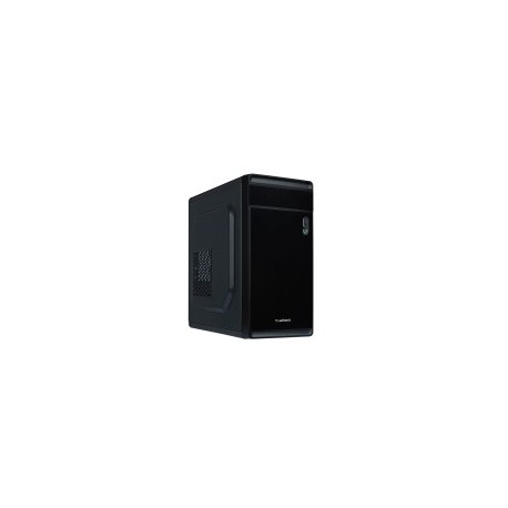 Gabinete True Basix DELTA, Micro ATX, Mini ATX, Thin Mini ITX, USB 2.0, Incluye Fuente de 500W, Color Negro