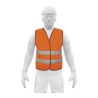 Chaleco de Seguridad Truper, Alta Visibilidad, Color Naranja
