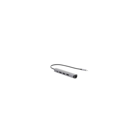 HUB USB-C Ultradelgado UGREEN, 2 Puertos USB 3.0 a 5 Gbps, HDMI 4K 30 Hz, PD Carga Rápida 100 W, Caja de Aluminio