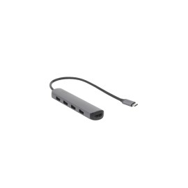 HUB USB-C a 4 Puertos USB 3.0 HDMI 4K UGREEN, USB 3.0 a 5 Gbps, Caja de Aluminio, 5 en 1