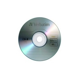 Torre de Discos Virgenes Verbatim R, 52x, 80 min,  700MB, para CD, 50 Piezas