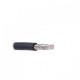 Bobina de Cable Coaxial de 305 Metros Viakon, RG Broadcast, RG58USYS, 20AWG, Blindaje de Malla Trenzada de Cobre Estañado CuSn 